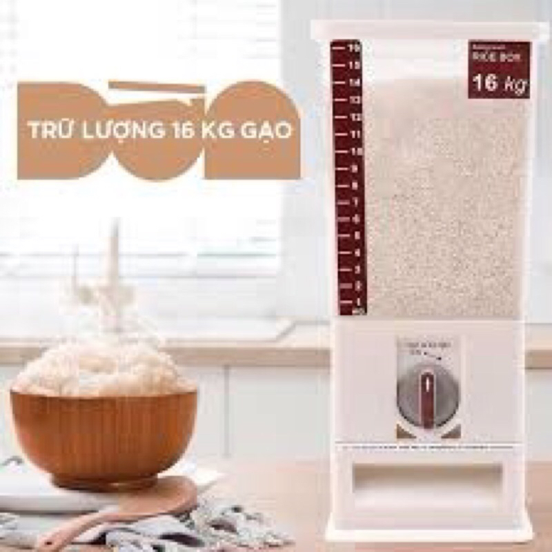 Combo 2 Thùng đựng gạo 16kg