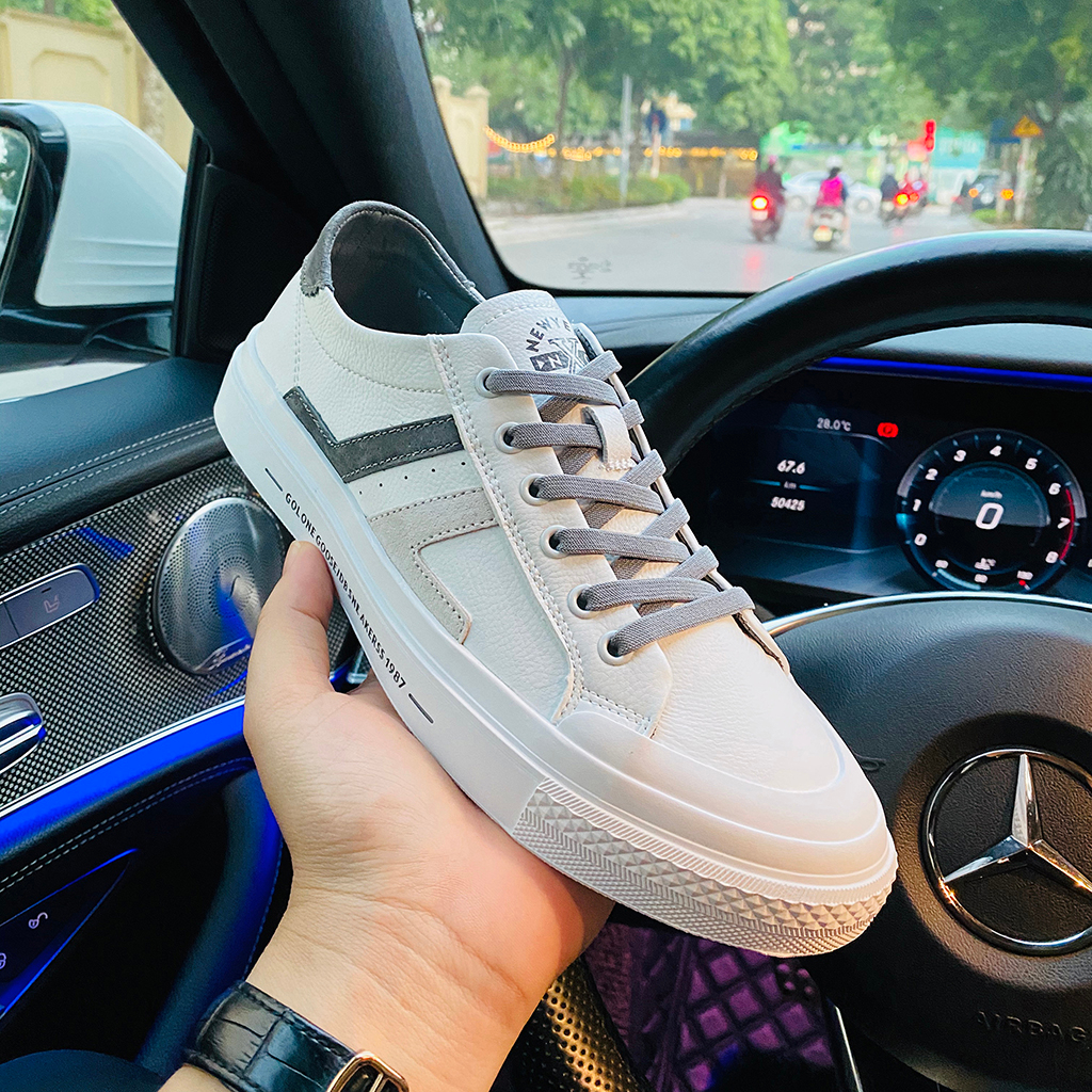 Giày Nam cao cấp Bun Store - Giày da Nam đẹp Sneaker sang xịn G5563X