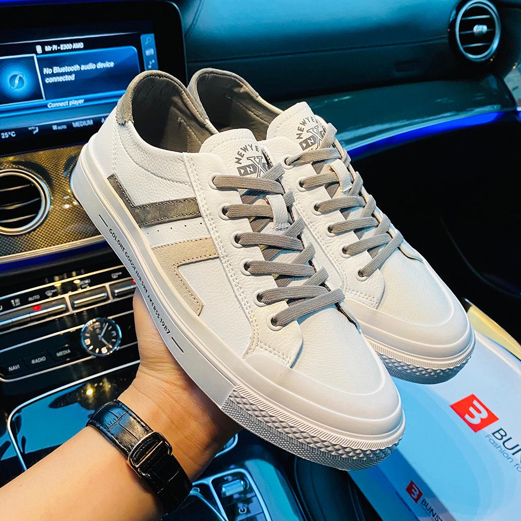 Giày Nam cao cấp Bun Store - Giày da Nam đẹp Sneaker sang xịn G5563X