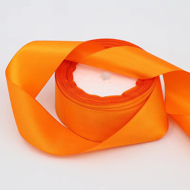 Cuộn Ruy băng lụa cuộn dài 22m bản rộng 4cm đủ màu sắc Làm Hoa Ruy Băng, Gói Quà, Trang Trí, Đồ Handmade