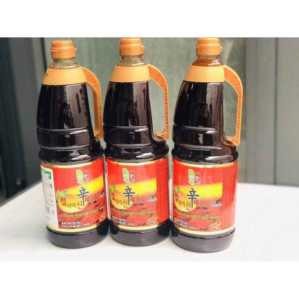 Tinh dầu ớt chai - 550ml / 2 lít