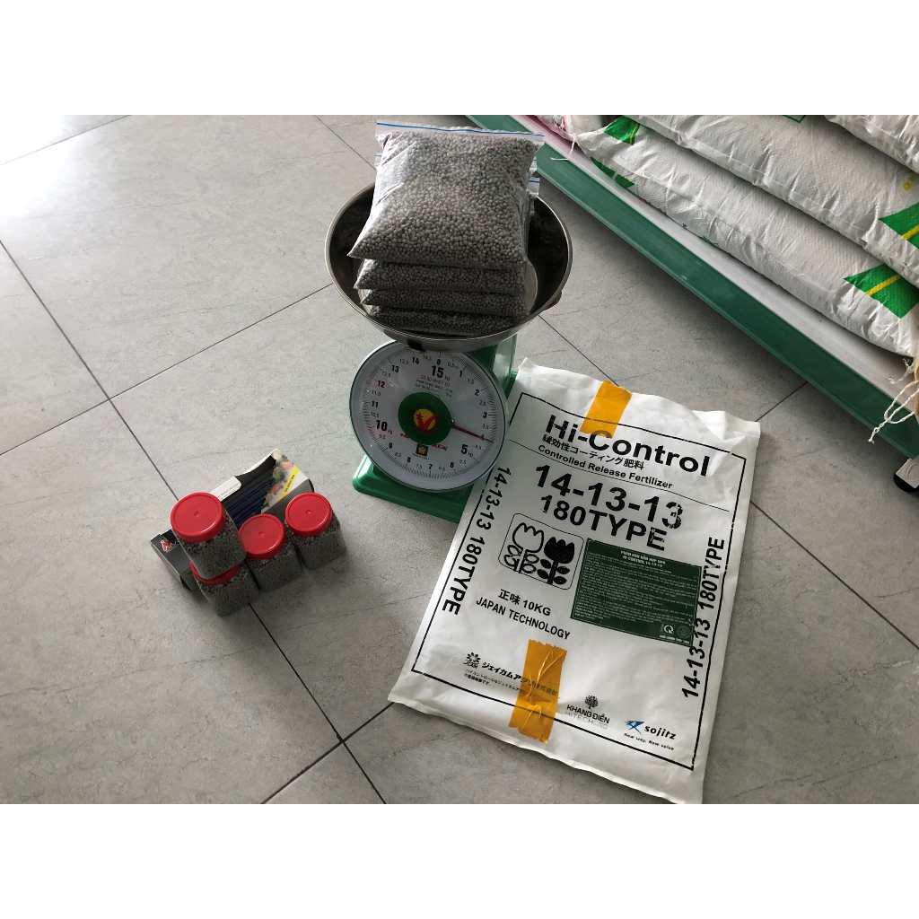 Phân chì Nhật 14-13-13 - phân tan chậm cung cấp đủ dinh dưỡng dành cho hoa lan, cây cảnh, sen đá