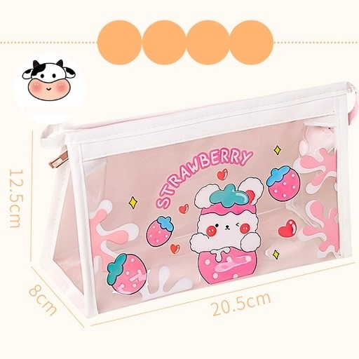 Túi Đựng Bút Hoạt Hình Trong Suốt