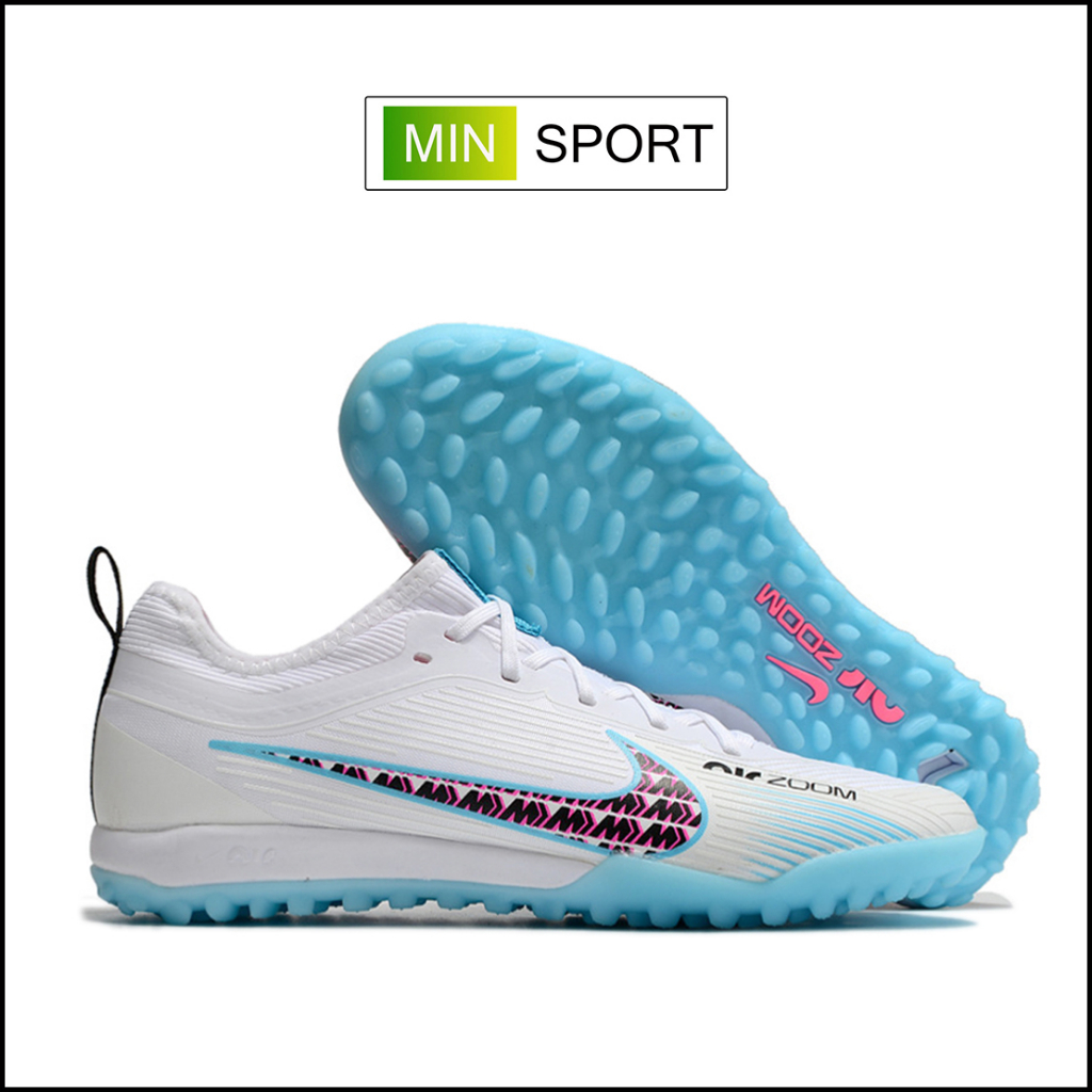 Giày bóng đá Vapor 15 -14 Pro Trắng Xanh Sân nhân tạo