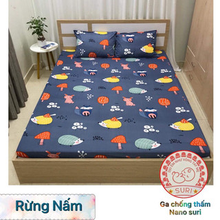 Ga chống thấm coton phủ nano Suri- rừng nấm