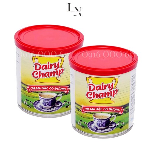 Combo 2 Sữa đặc có đường Dairy Champ lon 1kg
