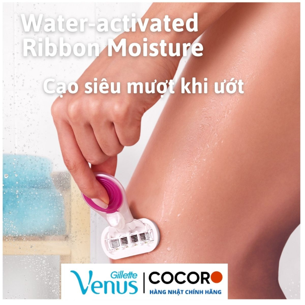 Dao cạo lông Gillette Venus Snap Embrace 5 lưỡi, kèm hộp đựng cao cấp