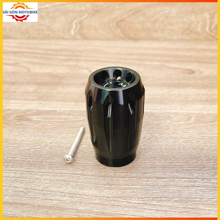 Núm chỉnh mẫu tên lửa lắp cho HPA / Núm ngoài đen , núm trong đen