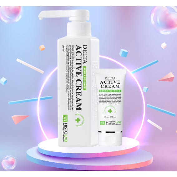Kem Mụn HISTOLAB Delta Active Cream 500ml - Giúp loại bỏ mụn , giảm sưng , kiểm soát bã nhờn