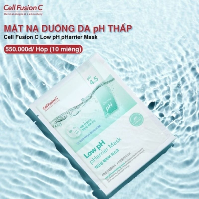 Mặt nạ dưỡng da pH thấp Low pH pHarrier Mask (25ml*10 miếng) Cell Fusion C