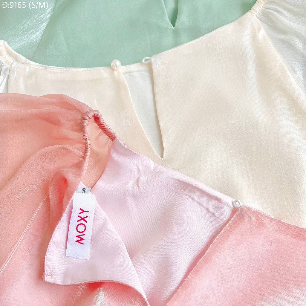 SP009165-Đầm tơ xòe