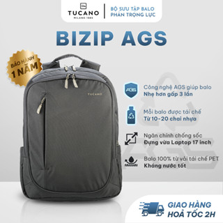 Balo phản trọng lực Tucano Bizip AGS Eco tái chế, giảm trọng lực, kháng nước 17 inch