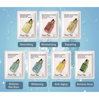Combo 10 miếng Mặt Nạ Giấy Nội Địa Trung Doctor Tony Tinh Chất Serum Dưỡng Trắng Da, Cấp Ẩm, Mờ Thâm, Phục Hồi Da Khoẻ