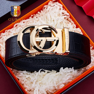 Thắt lưng nam cao cấp guski da bò,dây nịt nam thật gk06v