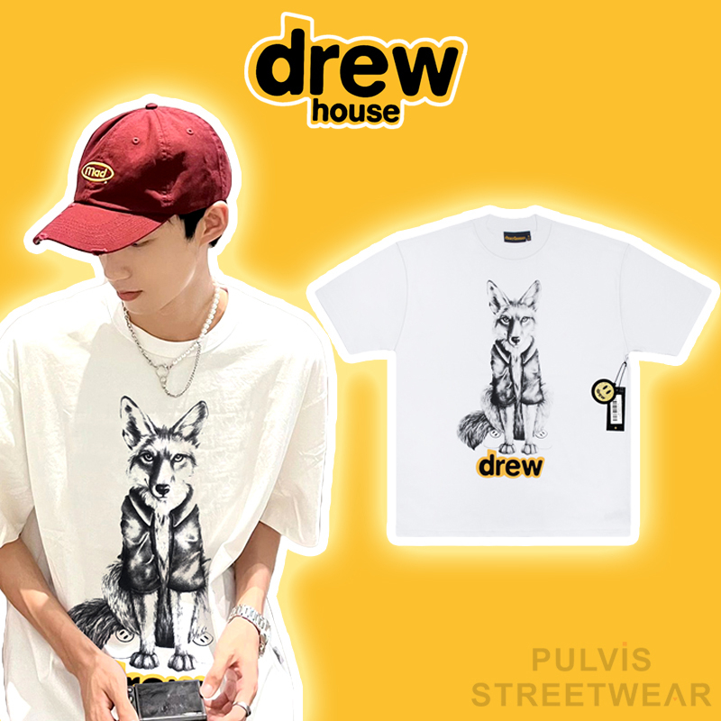 Áo tee House Real Fernand SS Tee White , áo thun mặt cười hình sói