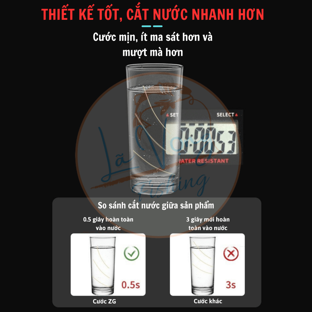 Cước trục - thẻo Simago ZG. Trục câu đơn đài chính hãng bản cao cấp