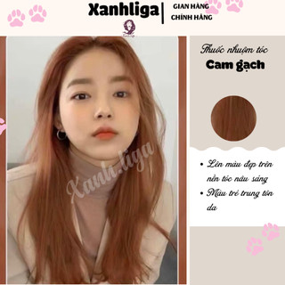 Thuốc nhuộm tóc màu cam gạch