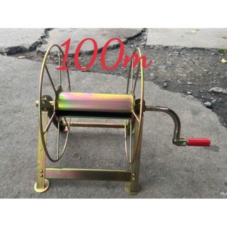 Rulo cuốn dây xịt rửa xe , dây phun thuốc trừ sâu 100m.