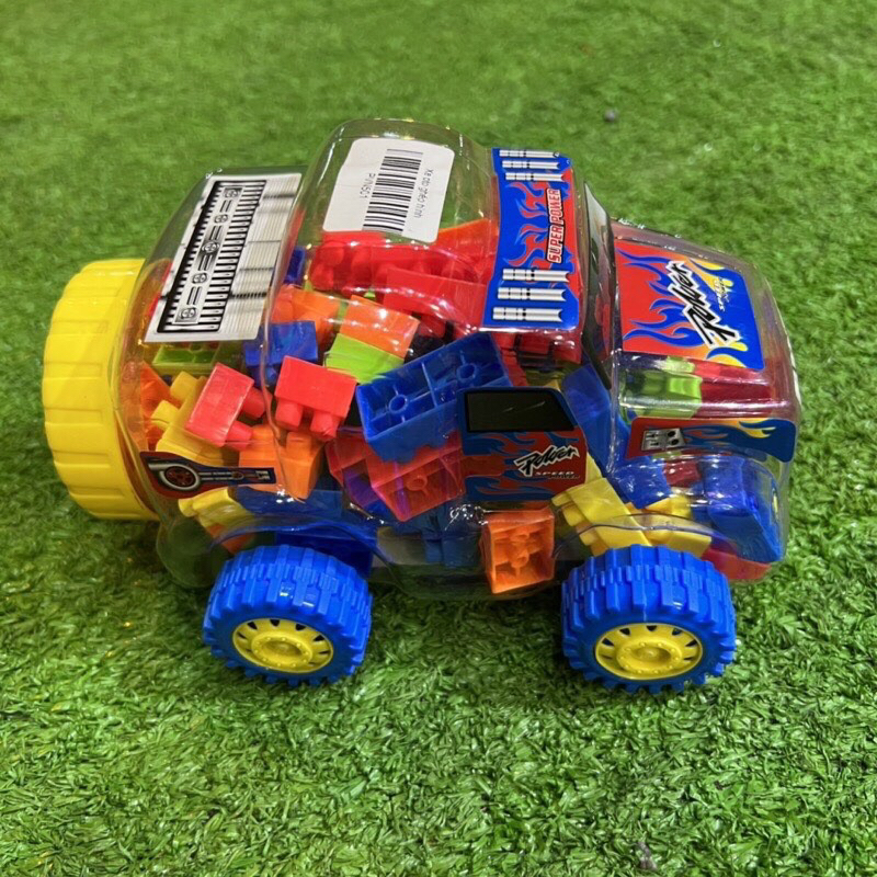 Xe Đồ Chơi Đa Năng Xếp Hình Lego Nhựa ABS An Toàn Cho Bé