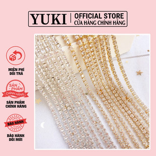 Dây đá trang trí - dây sắt đính đá trang trí nail - dây xích đá trang trí móng