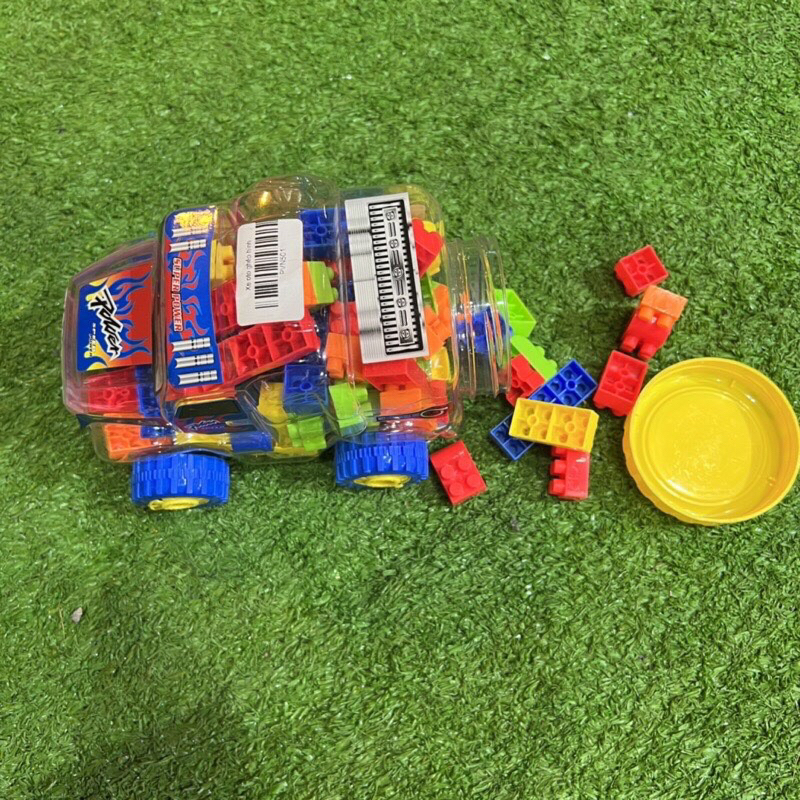 Xe Đồ Chơi Đa Năng Xếp Hình Lego Nhựa ABS An Toàn Cho Bé
