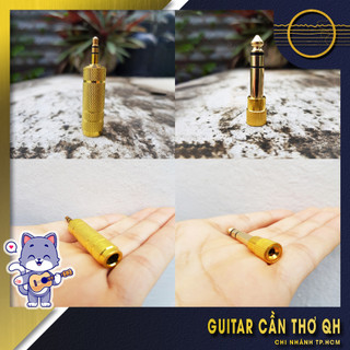 Jack chuyển đầu 6.5mm sang 3.5mm & 3.5mm sang 6.5mm | Jack chuyển đổi Guitar |