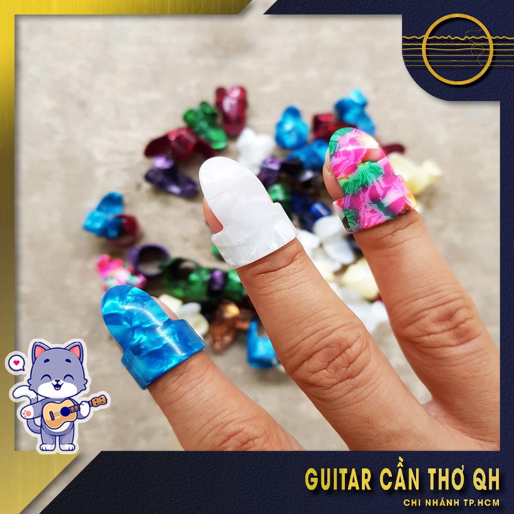 Bộ 4 móng gảy đàn Guitar tay phải