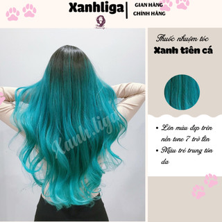 thuốc nhuộm tóc màu xanh tiên cá