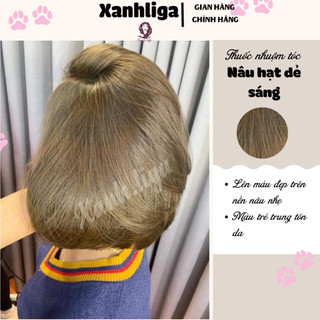 thuốc nhuộm tóc màu nâu hạt dẻ sáng