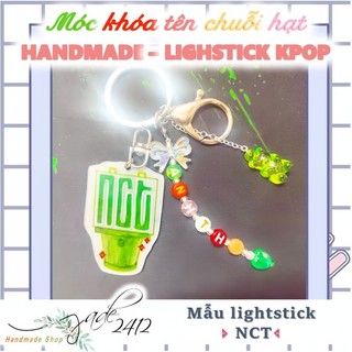 Móc khoá hình lightstick kpop dễ thương idol blackpink nct twice bts