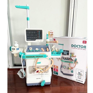 Bộ Đồ Chơi Kệ Xe Đẩy Bác Sĩ 26 Món