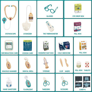 Bộ Đồ Chơi Kệ Xe Đẩy Bác Sĩ 26 Món
