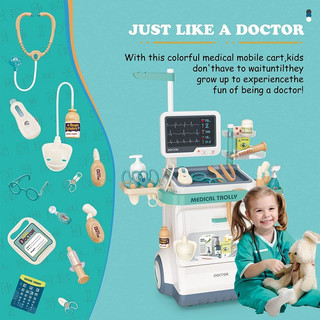 Bộ Đồ Chơi Kệ Xe Đẩy Bác Sĩ 26 Món