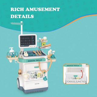 Bộ Đồ Chơi Kệ Xe Đẩy Bác Sĩ 26 Món