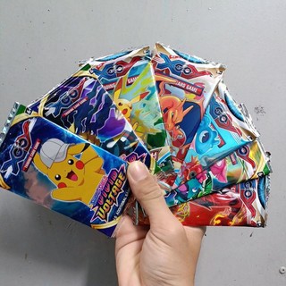 Bộ thẻ bài Pokemon Card Game 1 túi 8 thẻ loại đẹp cho bé