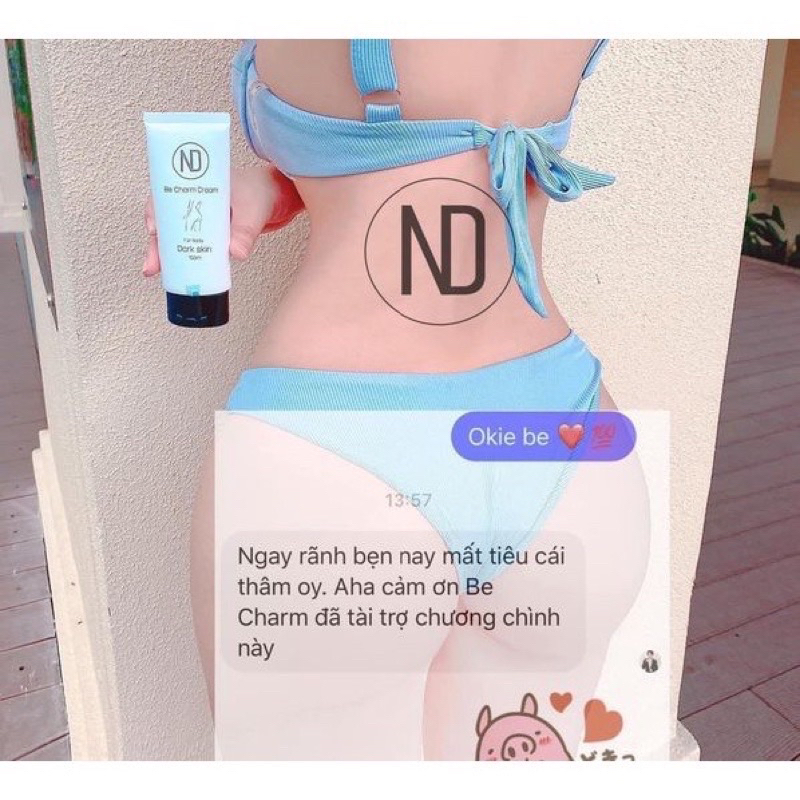 XOÁ THÂM MÔNG SIÊU HIỆU QUẢ ND Be charm Cream-Kem Bôi Giảm Thâm Mông Be Charm Cream 6in1 - 100ml