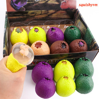 Squishy gudetama trứng khủng long bóp ra bóng nước khủng long