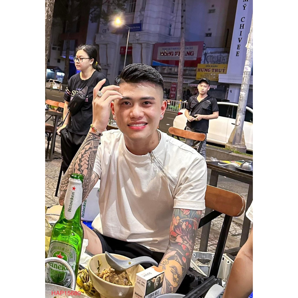 🔥Hot🔥Áo thun DG trơn phối khóa thiết kế hot trend Nam nữ New 2023