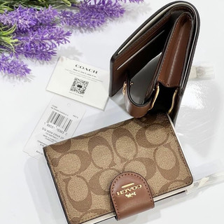 Ví Coach auth sale (2 màu: logo nhạt,logo đậm)