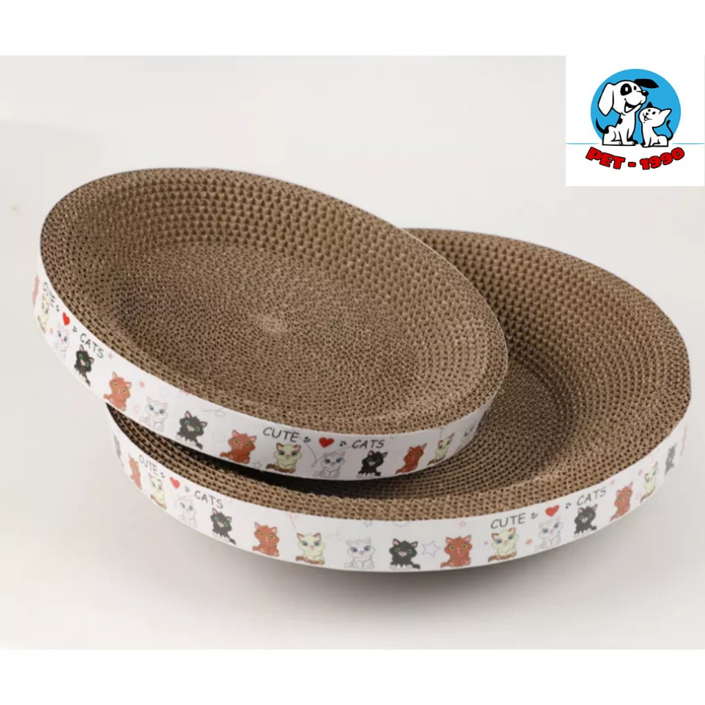 Ổ Nằm/Bàn Cào Móng Hình Tròn Dạng Lõm Cho Chó Mèo