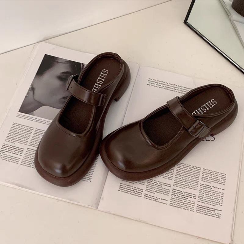 Giày sục sandal hàng quảng châu da pu