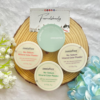 Phấn Phủ Bột Kiềm Dầu Không Màu Innisfree No-Sebum Mineral Color & Moisture Powder 5gr