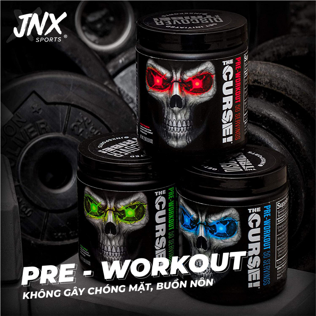 The Curse pre-workout 50 lần dùng - Tăng sức mạnh tập luyện - Chính hãng