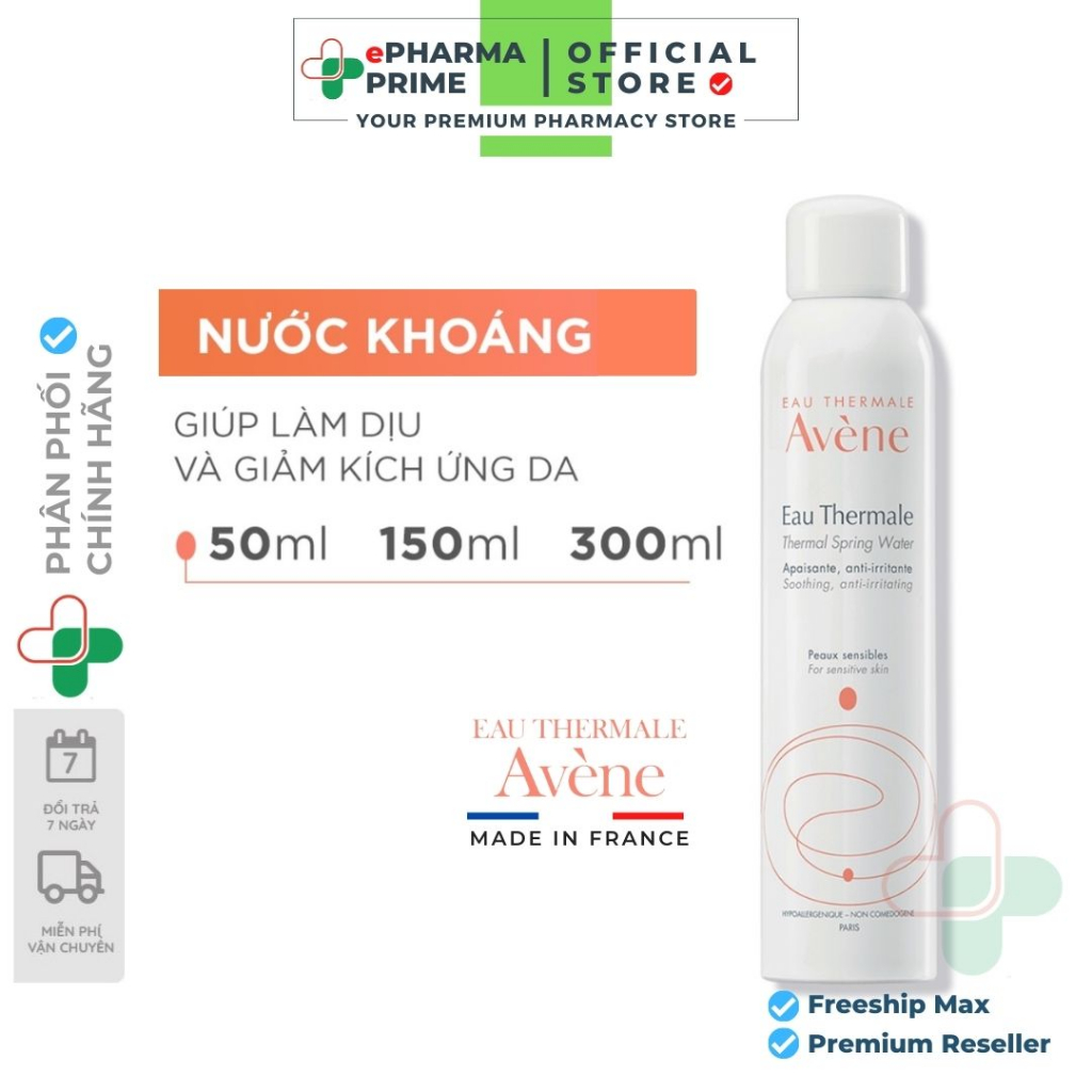 Avene Xịt Khoáng Therma Spring Water Làm Dịu Da, Chống Kích Ứng
