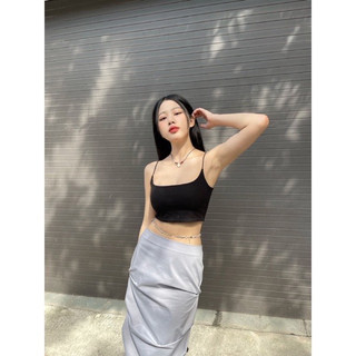Áo 2 dây sợi bún croptop hàng thiết kế cao cấp siêu đẹp