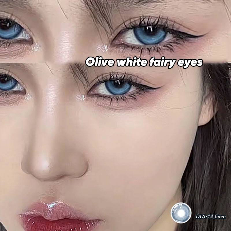 12 Mẫu Lens Xanh Dương- Blue HOT 0 độ ( tặng khay đơn )