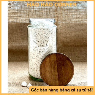 1 hũ thuỷ tinh nắp gỗ 1000ml siêu xinh
