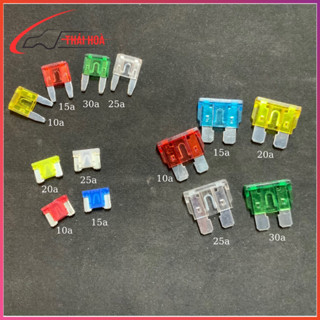 10 Cầu chì xe ô tô xe tải xe máy 5a 10a 15a 20a 25a 30a 40a