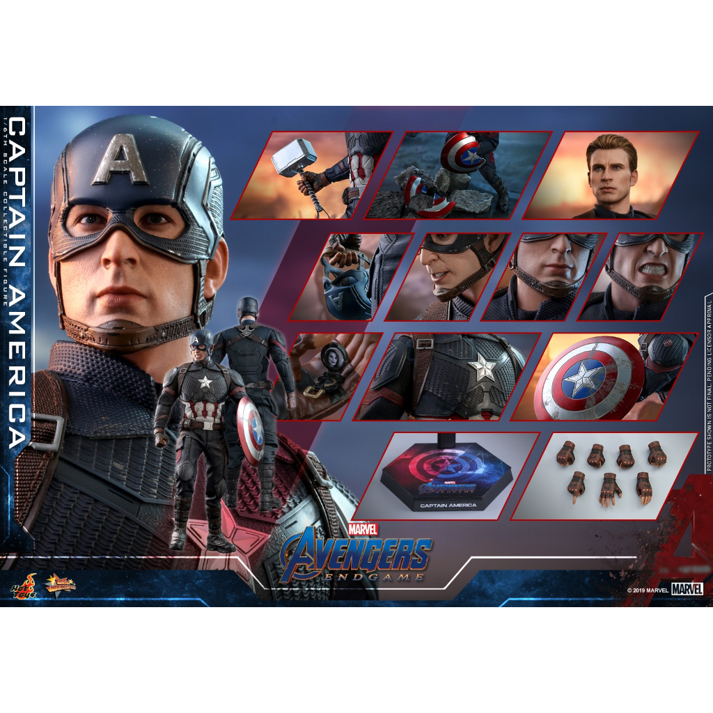 Mô Hình Hottoys 1/6 MMS-536: Captain America 7.0