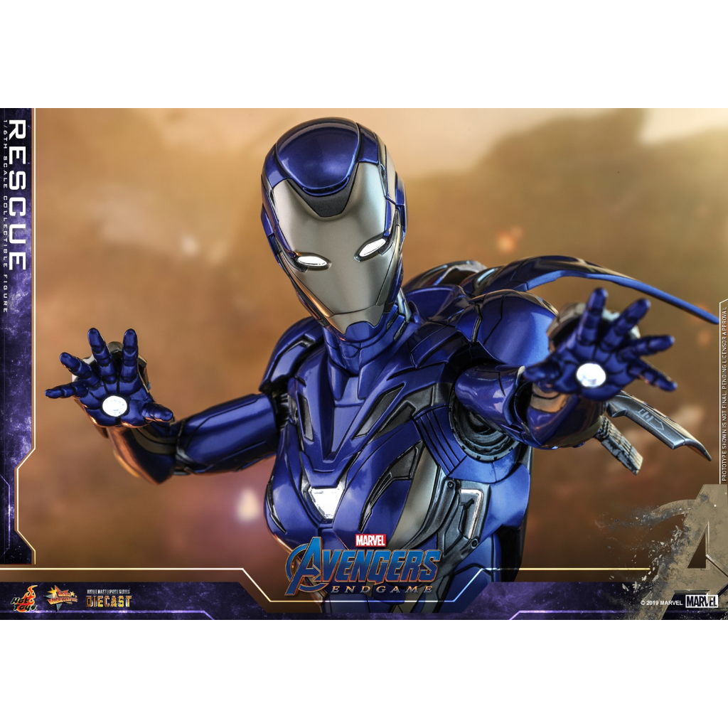Mô Hình Hottoys 1/6 MMS-538 D32: Rescue - Iron man mark 49